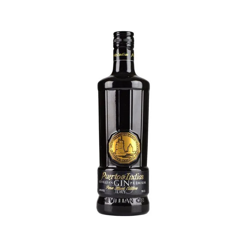 Gin Puerto De Indias Seca Pure Black Edition
