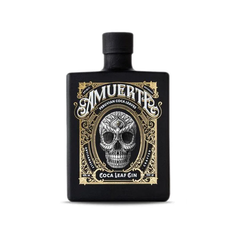 Amuerte - Coca Leaf Gin Schwarz